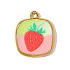 Printed 304 Stainless Steel Pendants STAS-OY002-46G-01-1