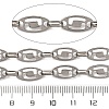 304 Stainless Steel Oval Link Chains CHS-S012-25P-3