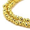 Electroplate Glass Beads Strands EGLA-D030-15A-02-3