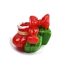 Christmas Theme Resin Figurine Statues for Home Office Desktop Decoration DJEW-M017-02H-1