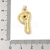 Alloy Enamel Pendants ENAM-S023-01G-P-4