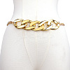 Alloy Chunky Cuban Link Chain Belts for Dress FS-WG9B36C-01-2