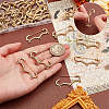 30Pcs Alloy Brooch Findings FIND-PH0027-21AG-3