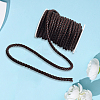 10M Round Braided PU Leather Cord LC-GF0001-13C-6