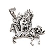 304 Stainless Steel Pendants STAS-C164-02AS-1