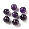 Natural Amethyst No Hole Sphere Beads G-K353-04B-03-1
