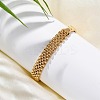 Ion Plating(IP) 304 Stainless Steel Hinged Bangles for Women STAS-Z114-08G-1