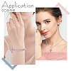 100Pcs Flower Tibetan Style Alloy Toggle Clasps FIND-SC0008-10-5