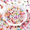 Opaque Baking Paint Glass Beads DGLA-T004-02B-1