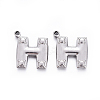 Tarnish Resistant 304 Stainless Steel Pendants STAS-F221-10P-H-1
