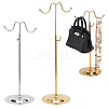 2 Sets 2 Colors Double Hook Iron Handbag Rack ODIS-WR0001-04-1