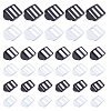 100Pcs 6 Styles POM Plastic Ladder Lock Slider Buckles FIND-FH0016-64-1