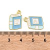 Golden Plated Alloy Enamel Pendants LS-X-ENAM-Z017-12G-01-3