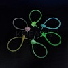 Luminous Silicone Cable Zip Ties AJEW-P104-01E-1