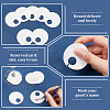 Paper Wine Glass Charms FIND-WH0110-708-3
