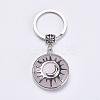 Natural Rose Quartz Keychain KEYC-G043-B10-1