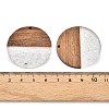 Epoxy Resin & Walnut Wood Pendants RESI-T057-10A-3