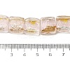 Handmade Gold Foil and Silver Foil Lampwork Beads FOIL-C001-01A-07-4