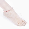 Glass Seed Beads Anklets AJEW-AN00277-5