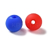 Rubberized Style Imitated Silicone Acrylic Beads MACR-D029-01L-2