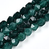 Dyed Natural White Jade Beads Strands G-T139-8mm-46E-2