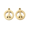 304 Stainless Steel Charms STAS-L022-137G-1