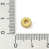 Rack Plating Brass Clear Cubic Zirconia European Beads KK-G501-06B-G-3