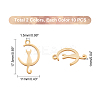20Pcs 2 Colors 201 Stainless Steel Kitten Pendants STAS-UN0030-04-6