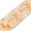 Heated Natural Citrine Beads Strands G-N327-05-22-1