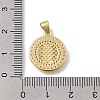 Brass Micro Pave Cubic Zirconia Pendants KK-D431-039G-3