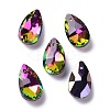 Faceted Teardrop Glass Pendants GLAA-O008-A20-1