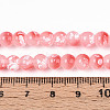 Baking Paint Glass Beads Strands DGLA-N015-6mm-03-4