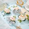 4pcs 2 Style Silk Ribbon Wrist Corsage AJEW-CA0002-74-4