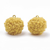 Handmade Cloth Fabric Covered Pendants LS-WOVE-N006-16K-1