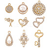 36Ps 9 Style Alloy Pendants ALRI-TA0001-21-1