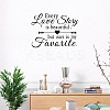 PVC Quotes Wall Sticker DIY-WH0200-039-4