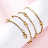 304 Stainless Steel Double Round Rope Chain Necklaces NJEW-C073-10G-3
