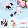 41Pcs 10 Styles Food Grade Eco-Friendly Silicone Focal Beads SIL-YW0002-19-2
