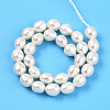 Natural Cultured Freshwater Pearl Beads Strands PEAR-N012-05X-2