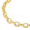 Rack Plating Brass Oval Link Bracelets for Women BJEW-B106-21G-2