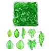 120Pcs 8 Styles Transparent Acrylic Pendants OACR-FS0001-71-2