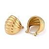 304 Stainless Steel Hoop Earrings EJEW-D282-03G-02-3