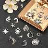 100G Tibetan Style Alloy Pendants TIBE-YW0001-07-5