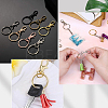 DIY Keychian Jewelry Making Finding Kits DIY-SP0003-23-4