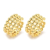 Brass Cuff Earrings EJEW-C104-137G-1