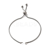 Non-Tarnish Adjustable 304 Stainless Steel Bracelet Making STAS-G169-02P-A-1