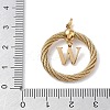 304 Stainless Steel Pendants STAS-D154-01W-G-3
