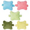 5Pcs 5 Colors Bone-shaped Soft Velvet Mouse Wrist Rest Band AJEW-GF0007-06-1