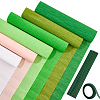 6 Rolls 6 Colors Handmade Crepe Paper DIY-CP0012-89G-1