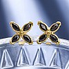 304 Stainless Steel Stud Earrings EJEW-C135-01G-03-1